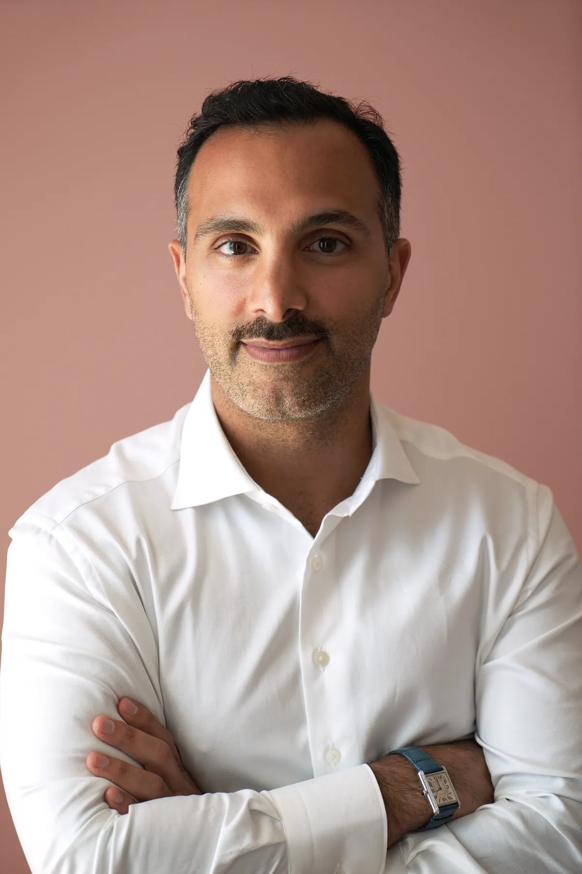 Kiyan Mehdizadeh, DMD, in his Beverly Hills office